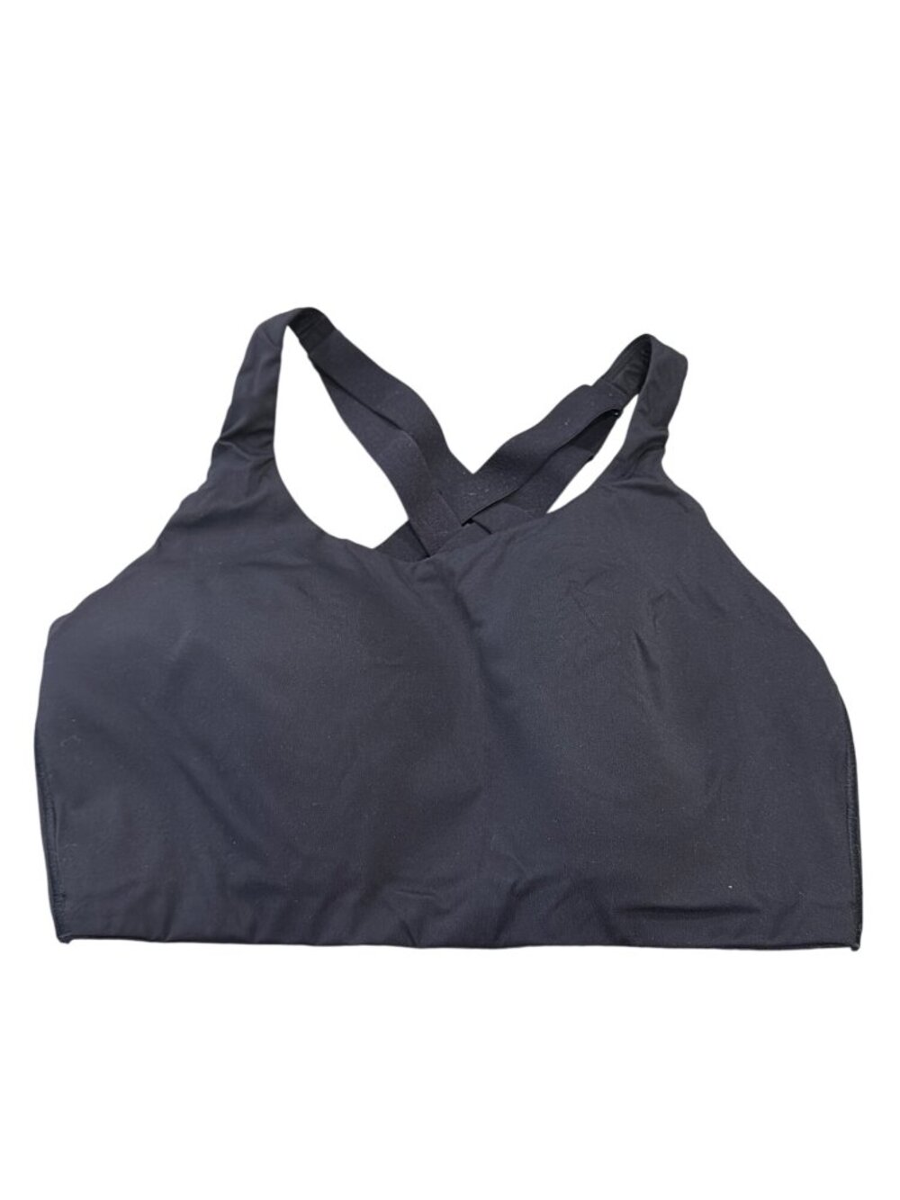 Lululemon Black Criss-Cross Adjustable Sports Bra 36DDD High-Impact Support